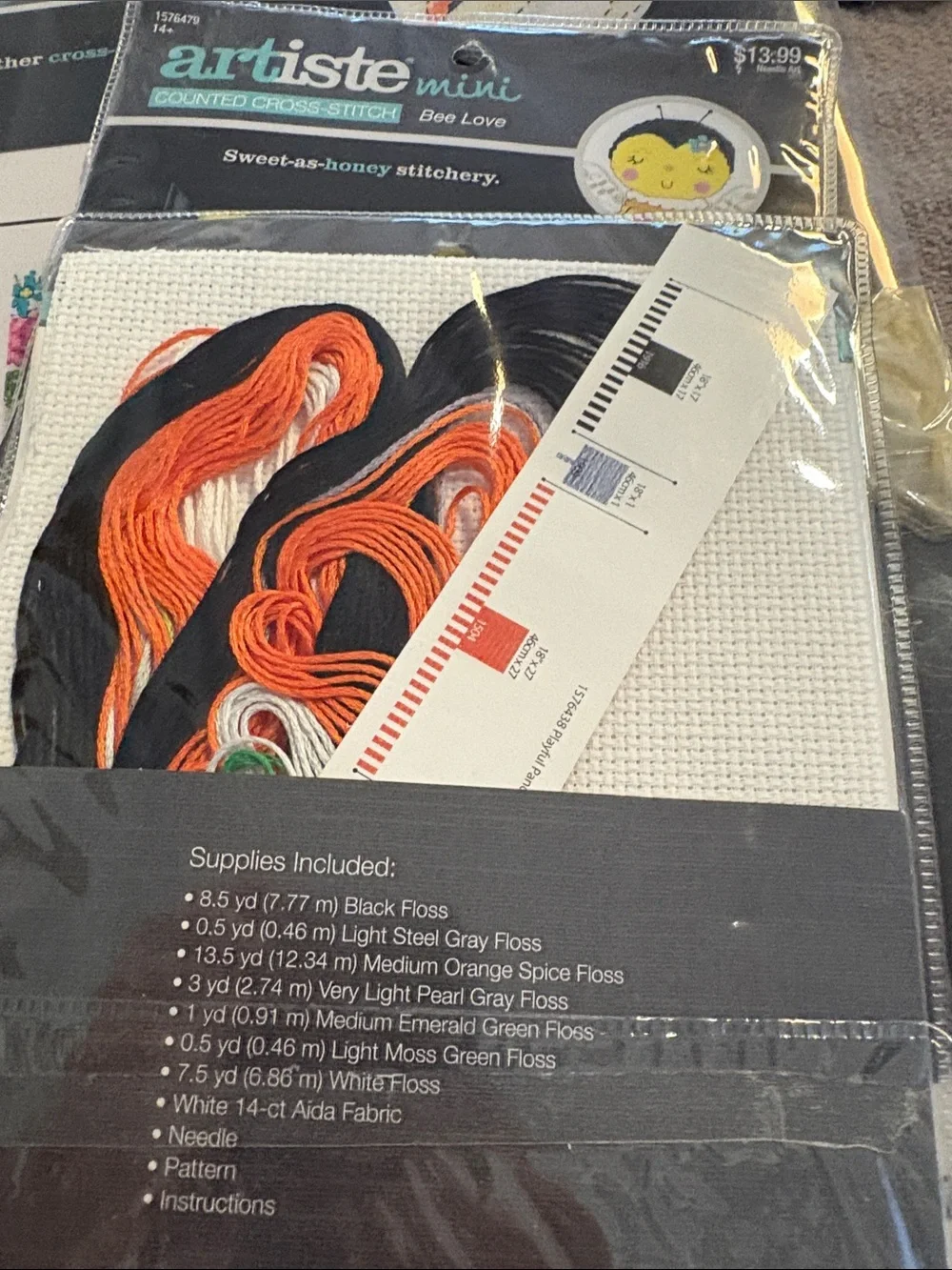 Playful Panda Cross stitch kit